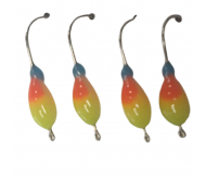 Sistemelės Stintinė 4 Avižėlės Skaidri/Geltona/Raudona