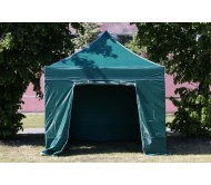 Sulankstoma palapinė Pop Up 2.92x2.92 m, su sienomis ir stogu, žalia, serija H, plienas
