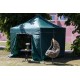 Sulankstoma palapinė Pop Up 2.92x2.92 m, su sienomis ir stogu, žalia, serija H, plienas