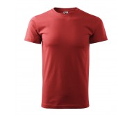 Marškinėliai Heavy New 137 Unisex Burgundy