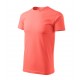 Unisex marškinėliai MALFINI Heavy New 137 Coral, 200g/m2
