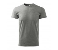 Marškinėliai Heavy New 137 Unisex Dark Gray Melange