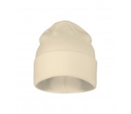 Unisex megzta kepurė MALFINI Beanie 315 almond – klasikinis žieminis modelis