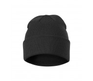 Unisex megzta kepurė MALFINI Beanie 315 ebony gray – klasikinis žieminis modelis
