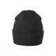 Unisex megzta kepurė MALFINI Beanie 315 ebony gray – klasikinis žieminis modelis