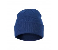 Unisex megzta kepurė MALFINI Beanie 315 royal blue – klasikinis žieminis modelis