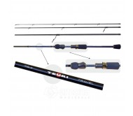 Universalus Spiningas AKARA Teuri Travel TX-30 4-dalių, Ilgis 2,28 m. Testas 0,5-6g.