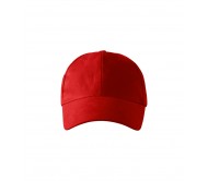 Vaikiška Kepurėlė su snapeliu MALFINI 6P Kids Red, 340 g/m²