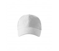 Vaikiška Kepurėlė su snapeliu MALFINI 6P Kids White, 340 g/m²