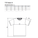 Vaikiški Marškinėliai MAFLINI Basic 138 Džinsas, 160g/m2