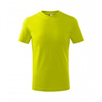 Vaikiški Marškinėliai MALFINI Basic 138 Lime punch 160g/m2