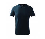 Marškinėliai MALFINI Basic Navy Blue, vaikiški