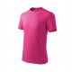 Marškinėliai MALFINI Basic Rasberry Pink, vaikiški