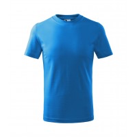 Vaikiški Marškinėliai MALFINI Basic 138 Snorkel blue 160g/m2