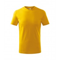 Vaikiški Marškinėliai MALFINI Basic 138 Yellow 160g/m2