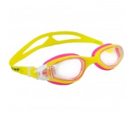 Vaikiški plaukimo akiniai Crowell GS16 koralų geltonos ir rožinės spalvos