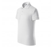 Polo marškinėliai ADLER Pique Polo White, vaikiški