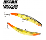 Vobleris AKARA Crooked Minnow 110F, 10g, 110mm, Spalva - A190