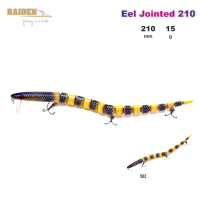 Vobleris RAIDEN Eel Jointed 210 F, Svoris 15g. 502