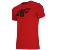 Vyriški Marškinėliai 4F Raudoni