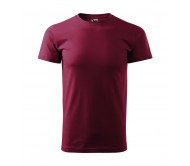 Vyriški Marškinėliai MALFINI Basic 129 Garnet, 160g/m2