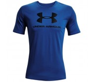 Vyriški Marškinėliai Under Armour Sportstyle Logo Mėlyni 1329590 432