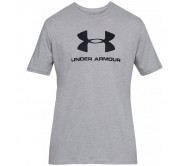 Vyriški Marškinėliai Under Armour Sportstyle Logo Pilkas 1329590 036