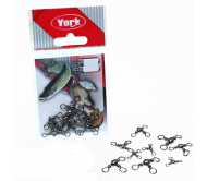 Suktukas Trišakis YORK KPC4/10vnt. Juodas